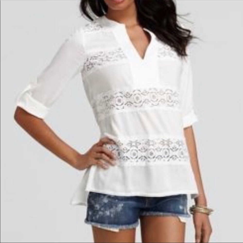 BCBGMaxAzria white Blouse